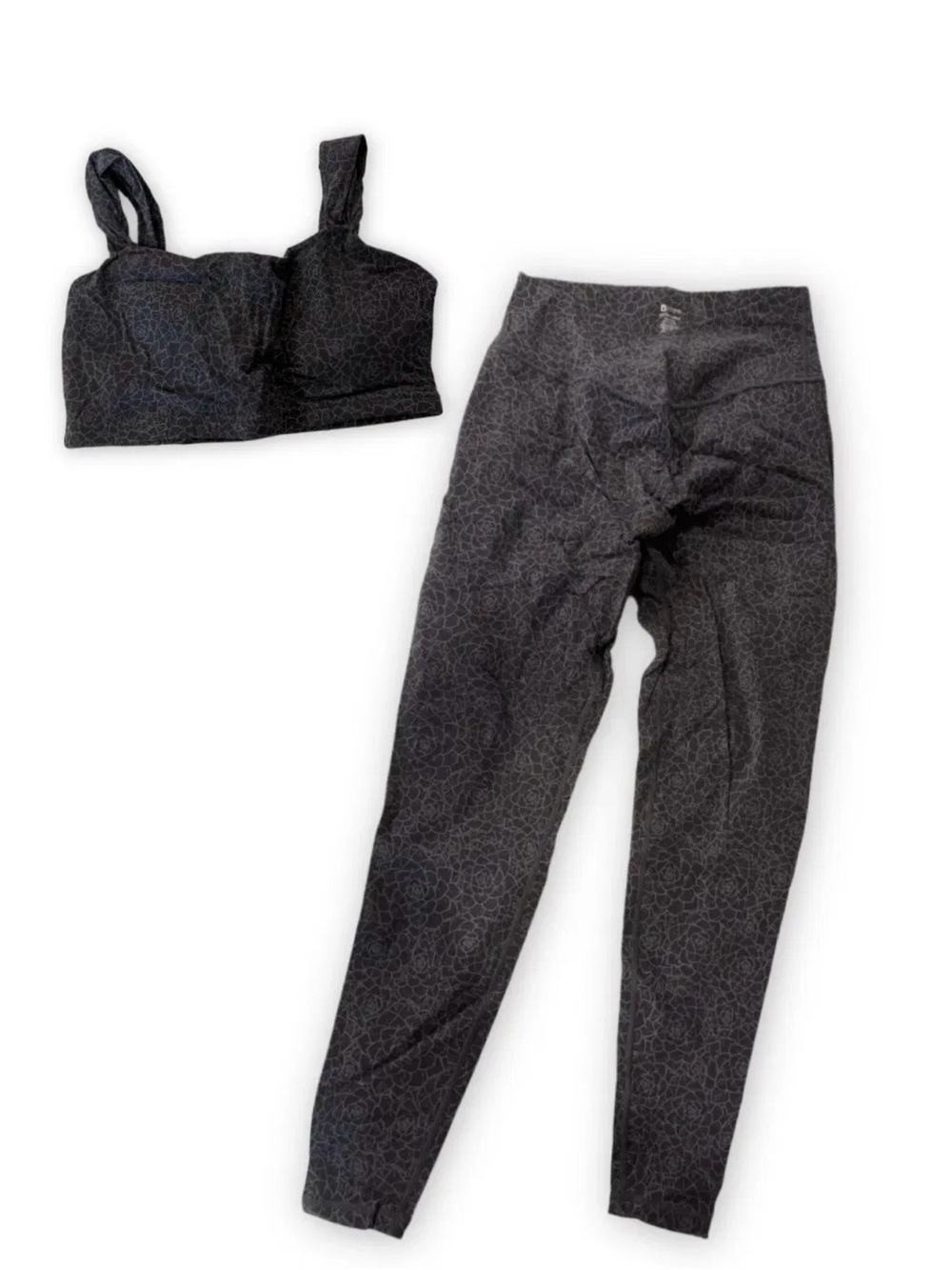 Buffbunny eden 2pc set in charcoal gray